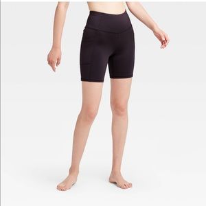 Target sculpted high rise bike shorts